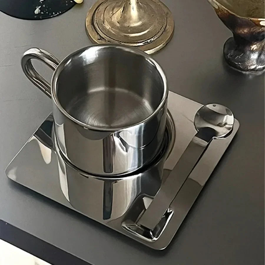 Mono Stainless Steel Coffee Cup Set