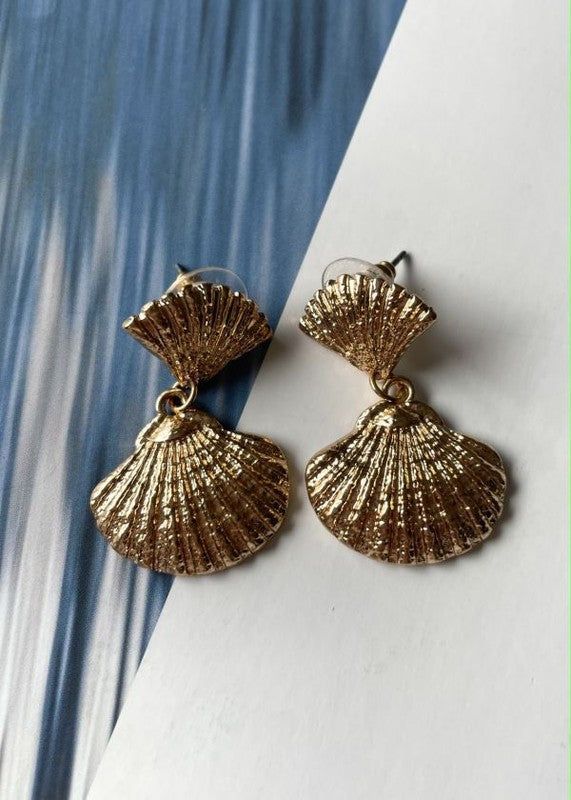Seashell Drop Earring