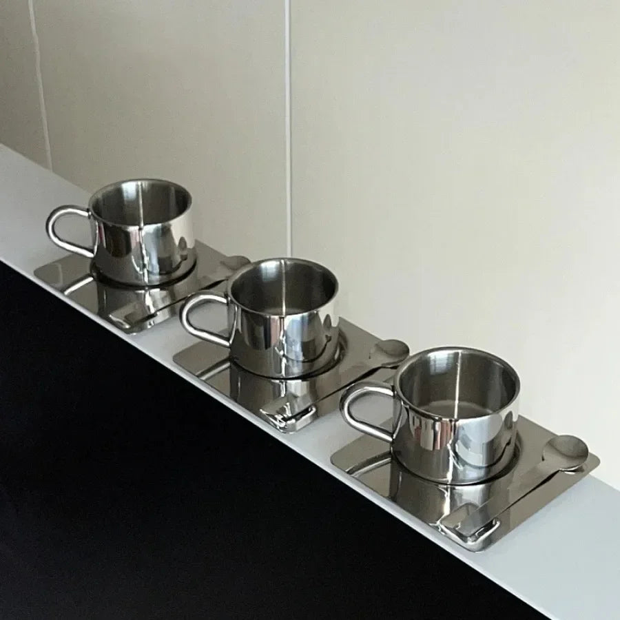Mono Stainless Steel Coffee Cup Set