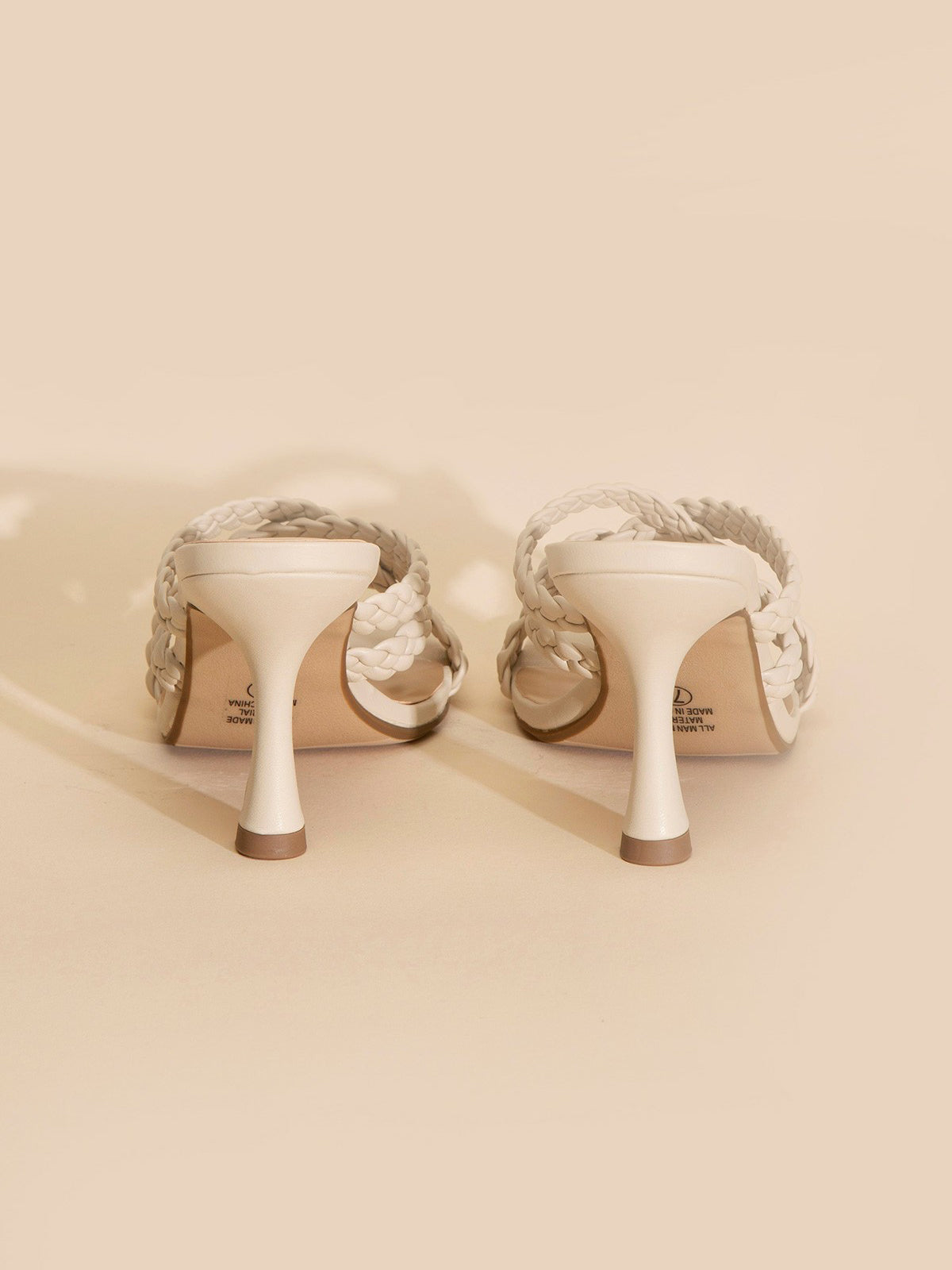 Kellan Double Cross Braided Heels