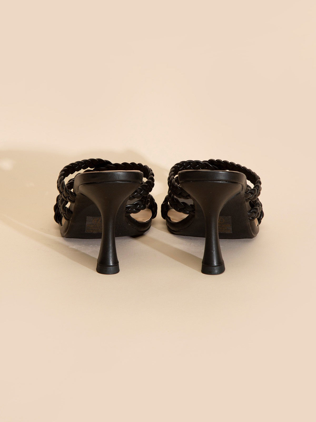 Kellan Double Cross Braided Heels