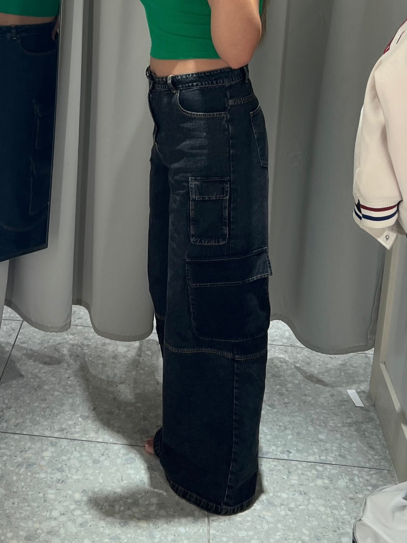 Jessi Low Waist Cargo Jeans
