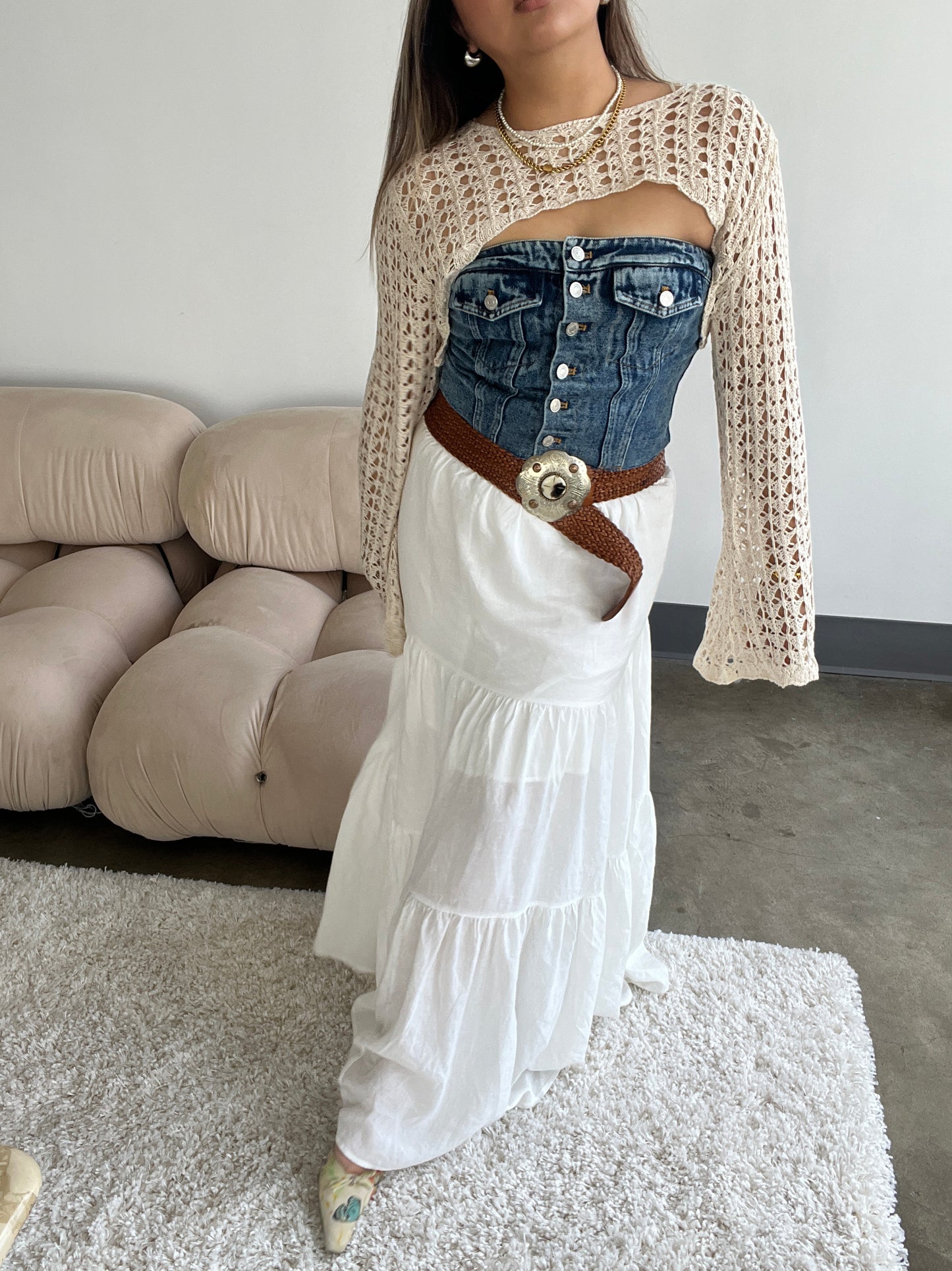 Easy way crochet bolero top
