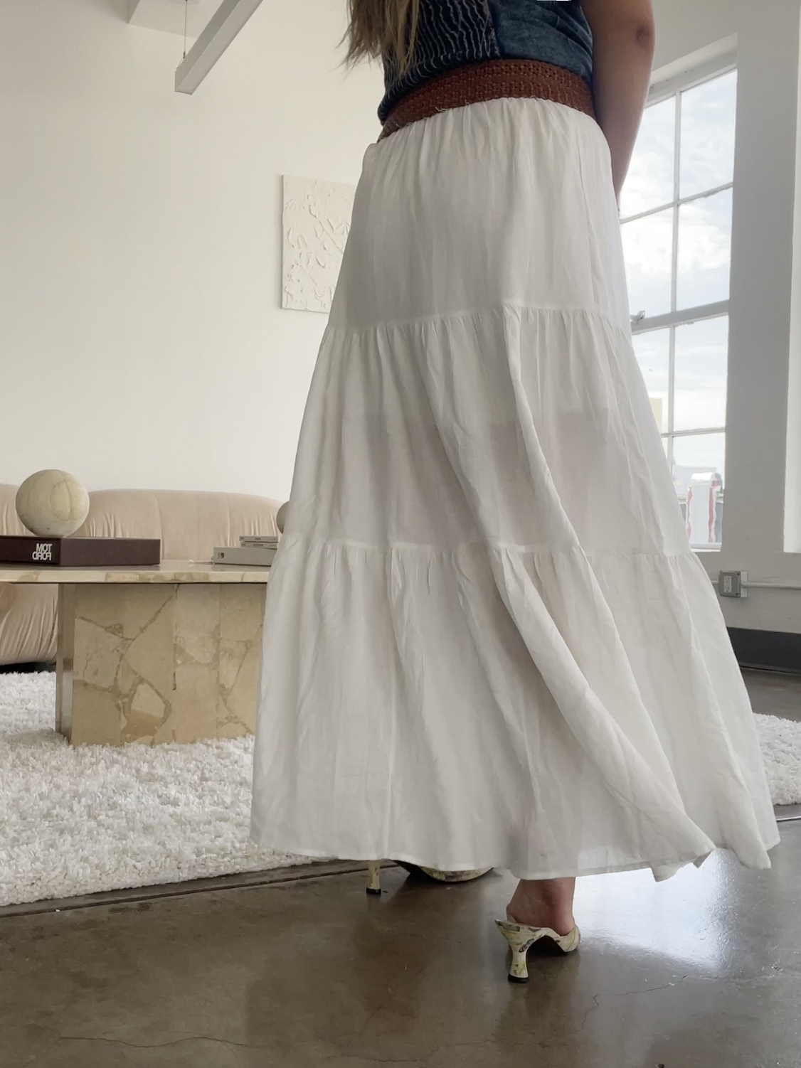 Alicia Tiered Long Skirt