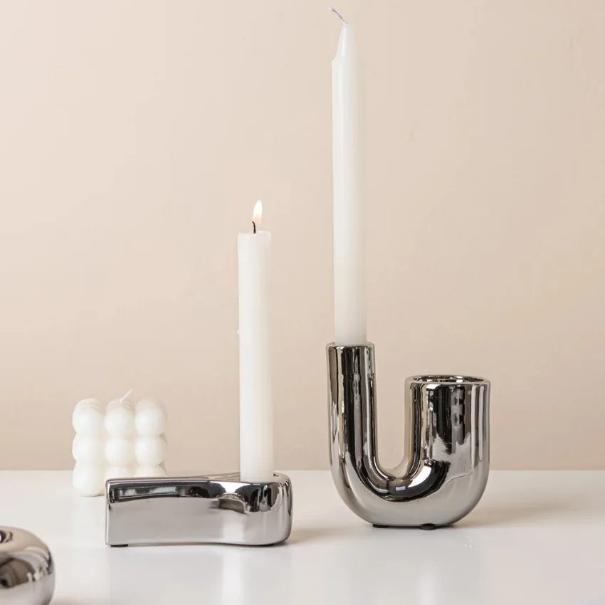Lumiere Ceramic Candle Holder
