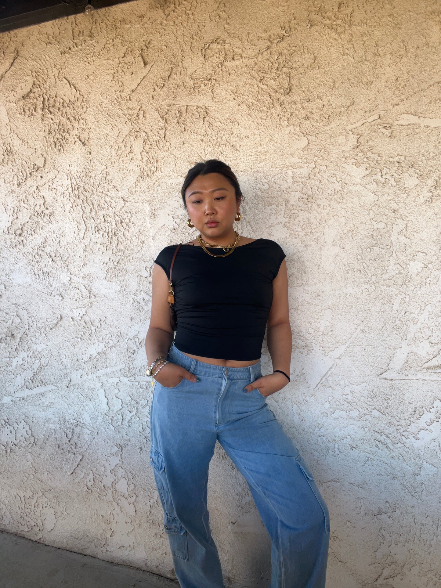Ryder denim cargo pants