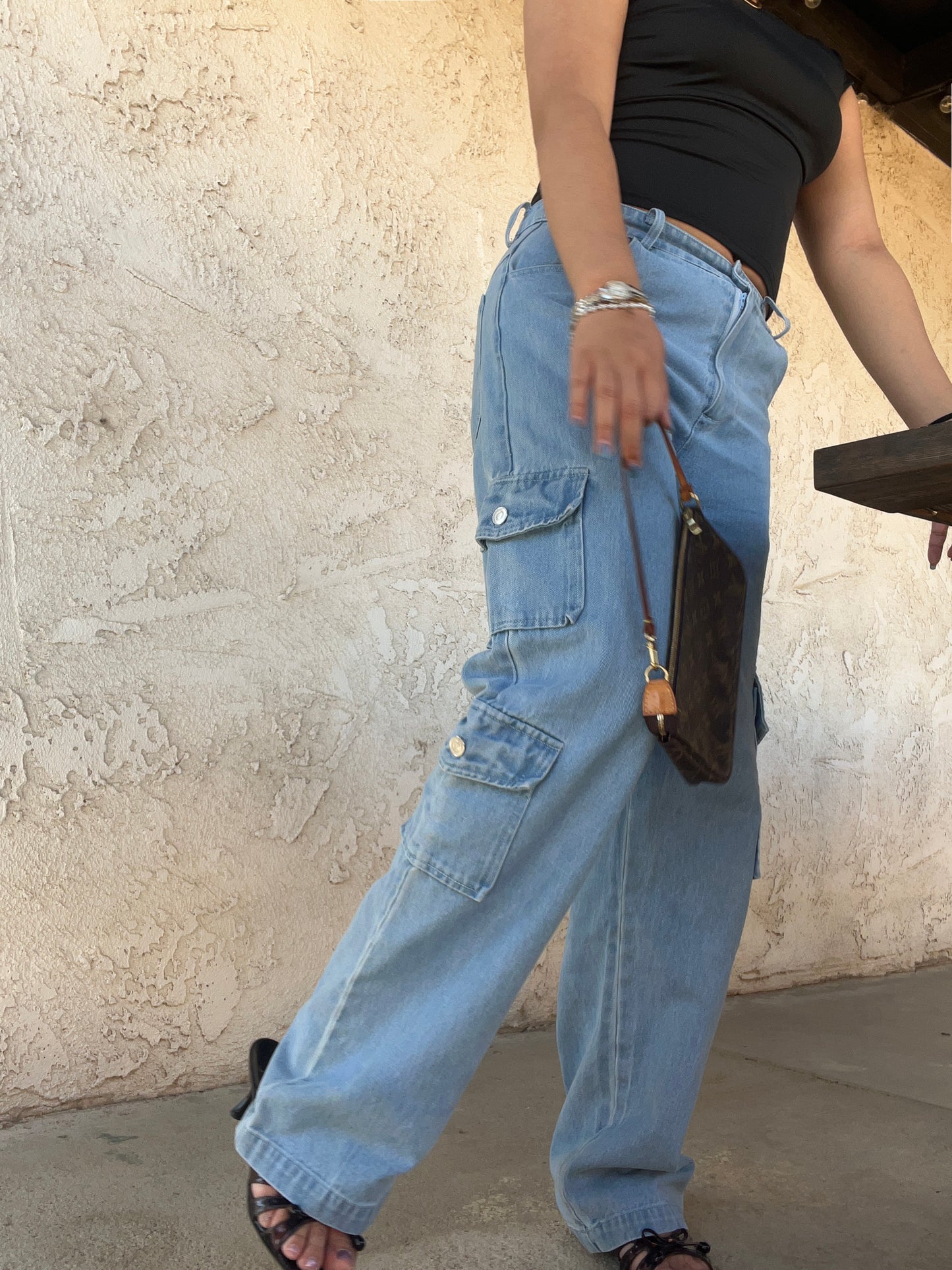 Ryder denim cargo pants