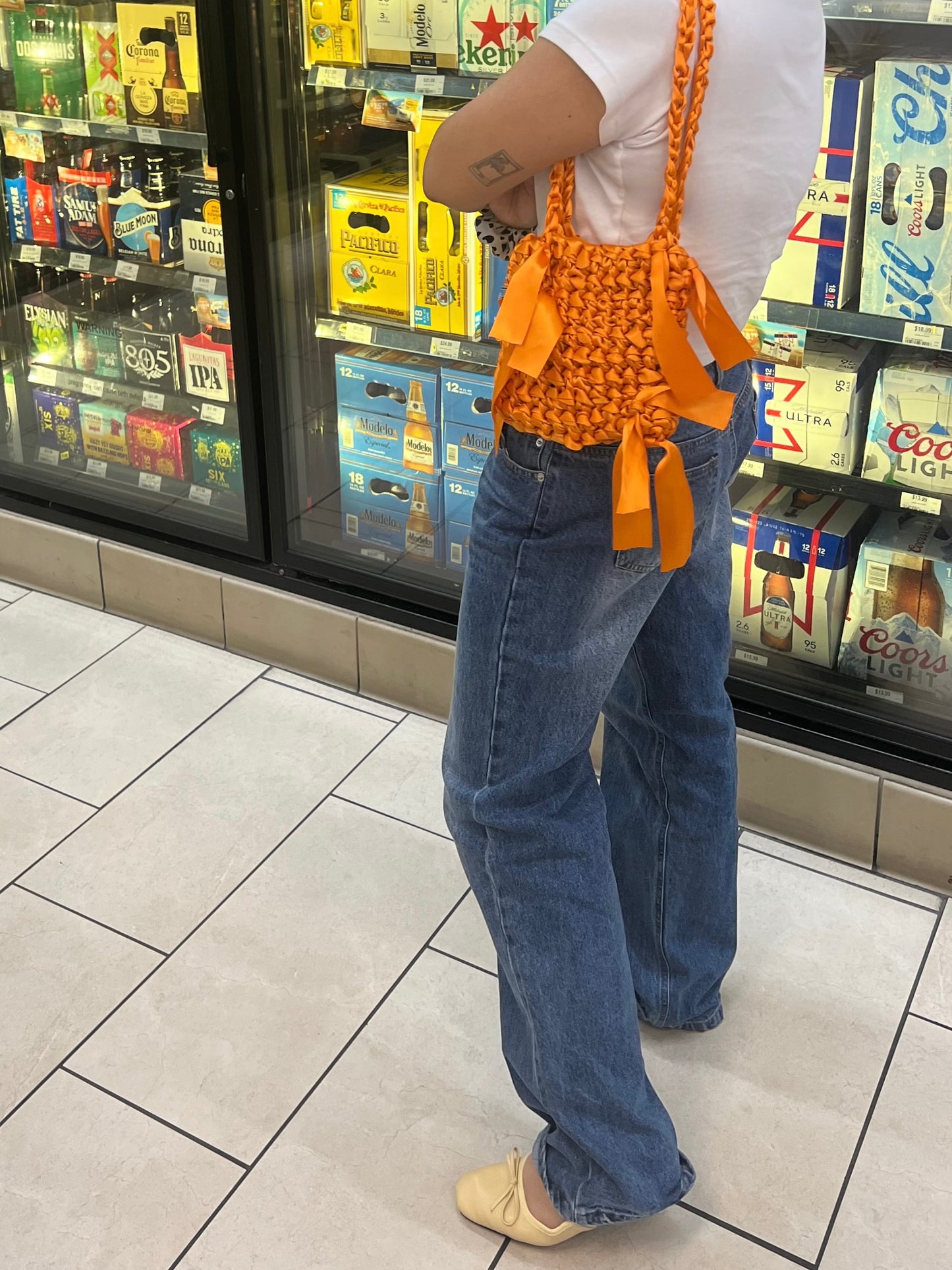 Luna low rise straight jeans