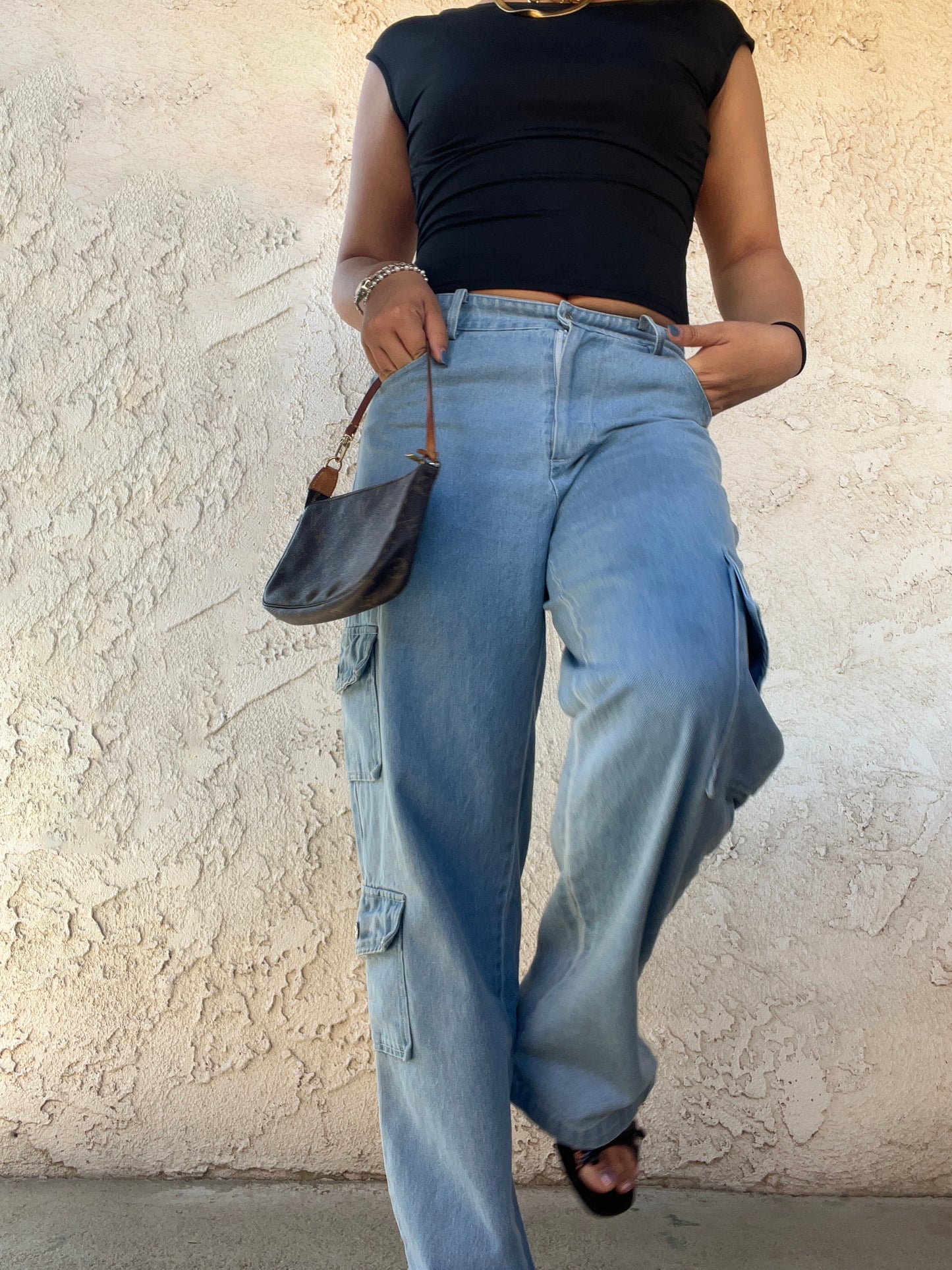 Ryder denim cargo pants