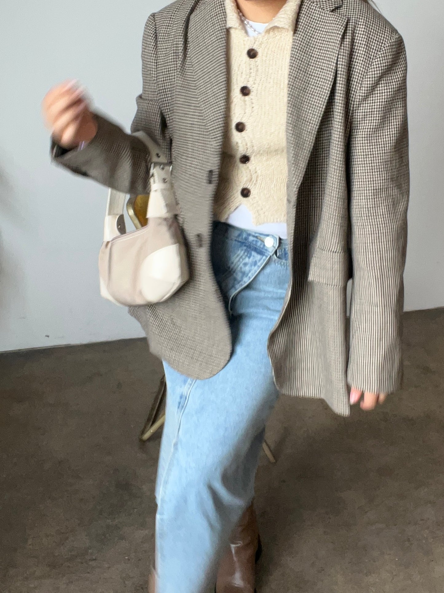 Mood plaid blazer