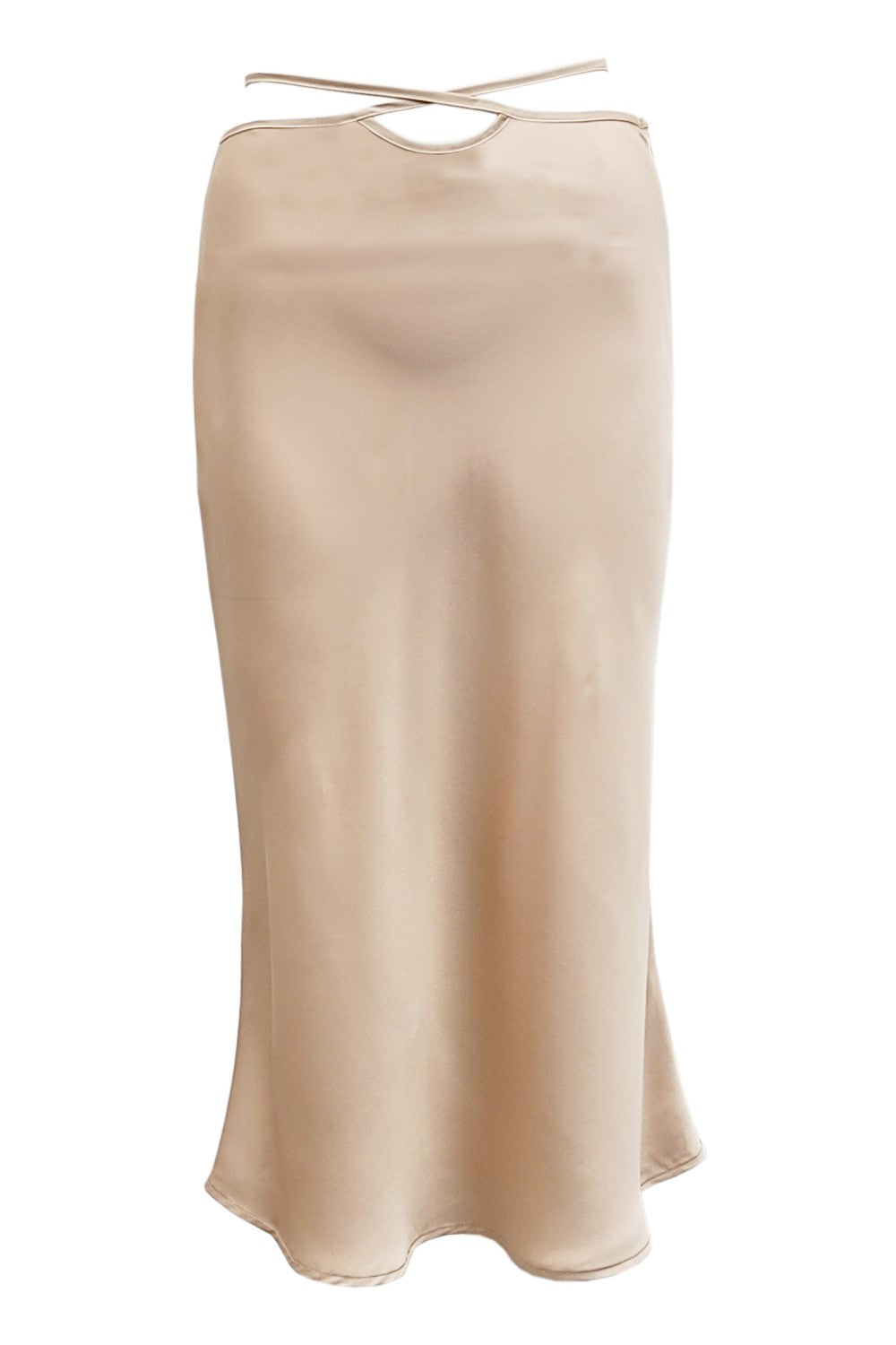 Maddy tie back midi skirt