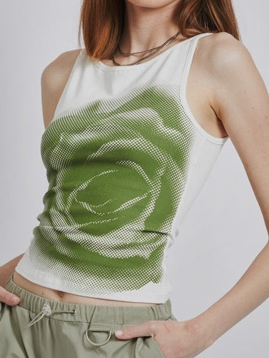 Green rosy top