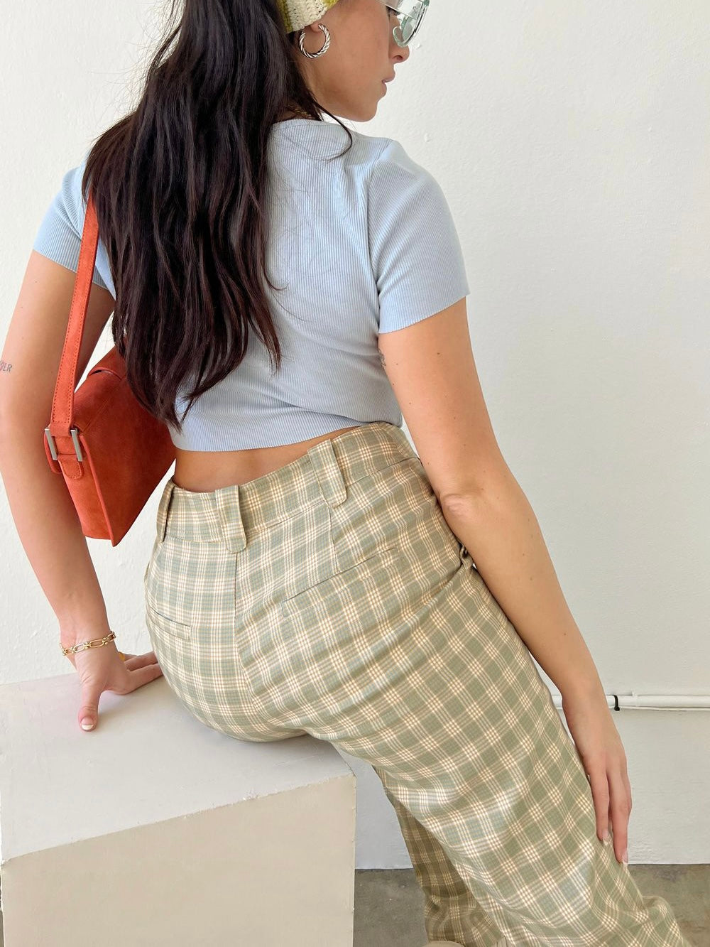 Picnic plaid pants