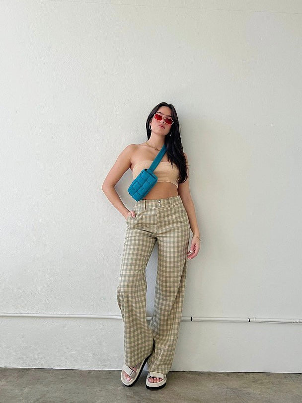 Picnic plaid pants