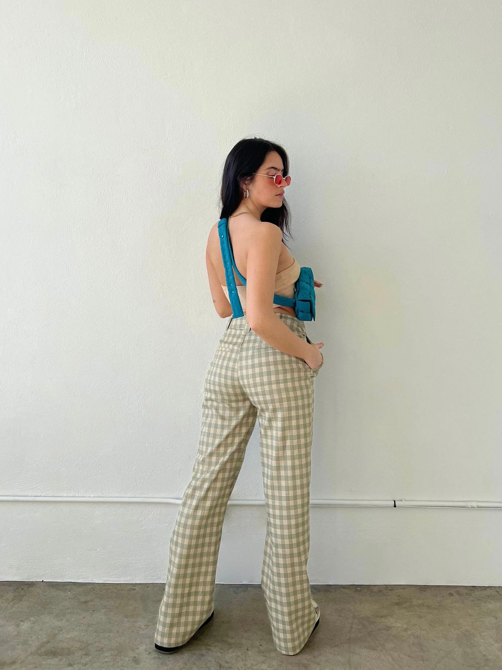 Picnic plaid pants