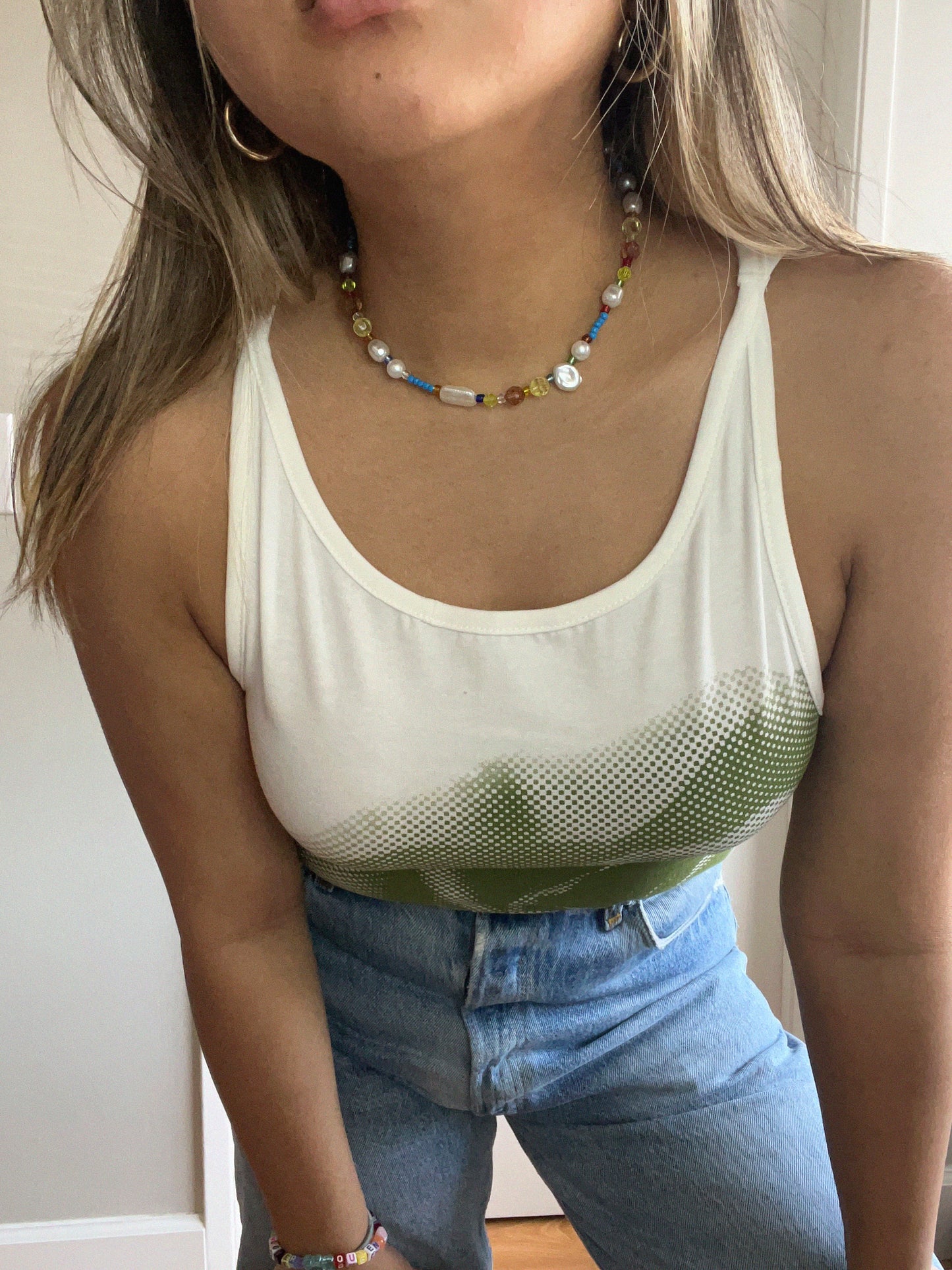 Green rosy top