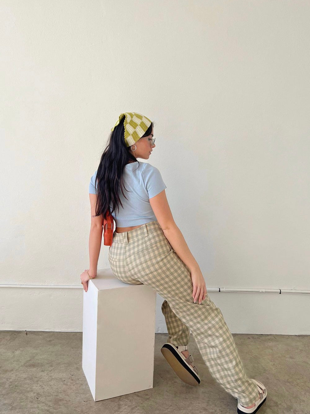 Picnic plaid pants