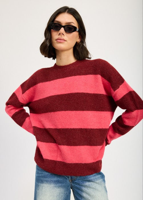 DUBLIN OVERSIZED STRIPED SWEATER