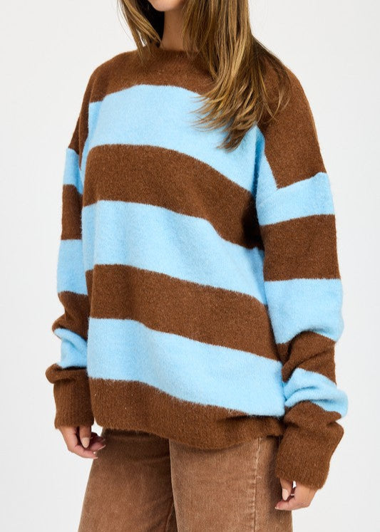 DUBLIN OVERSIZED STRIPED SWEATER