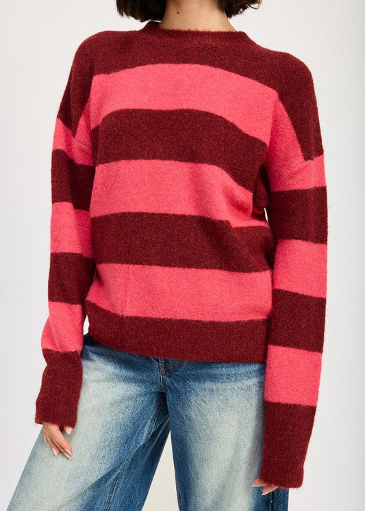 DUBLIN OVERSIZED STRIPED SWEATER