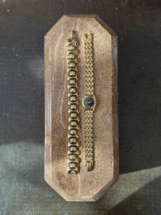 (Vintage) bold gold bracelet