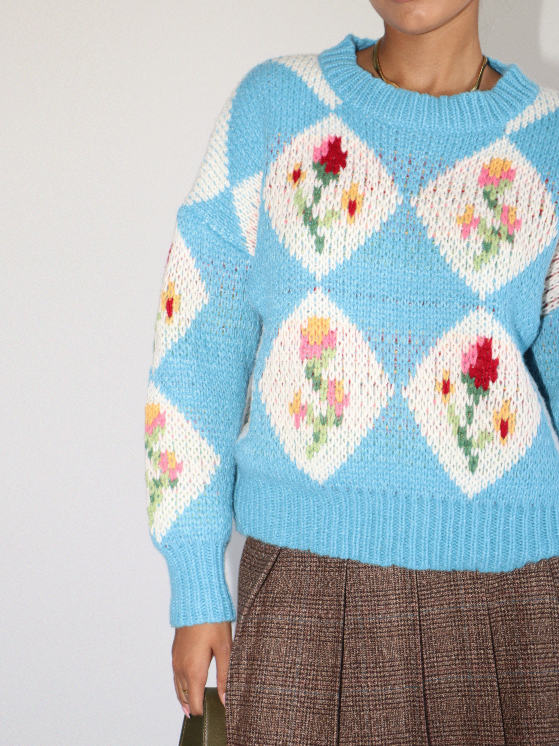 Vintage 2024 floral sweater