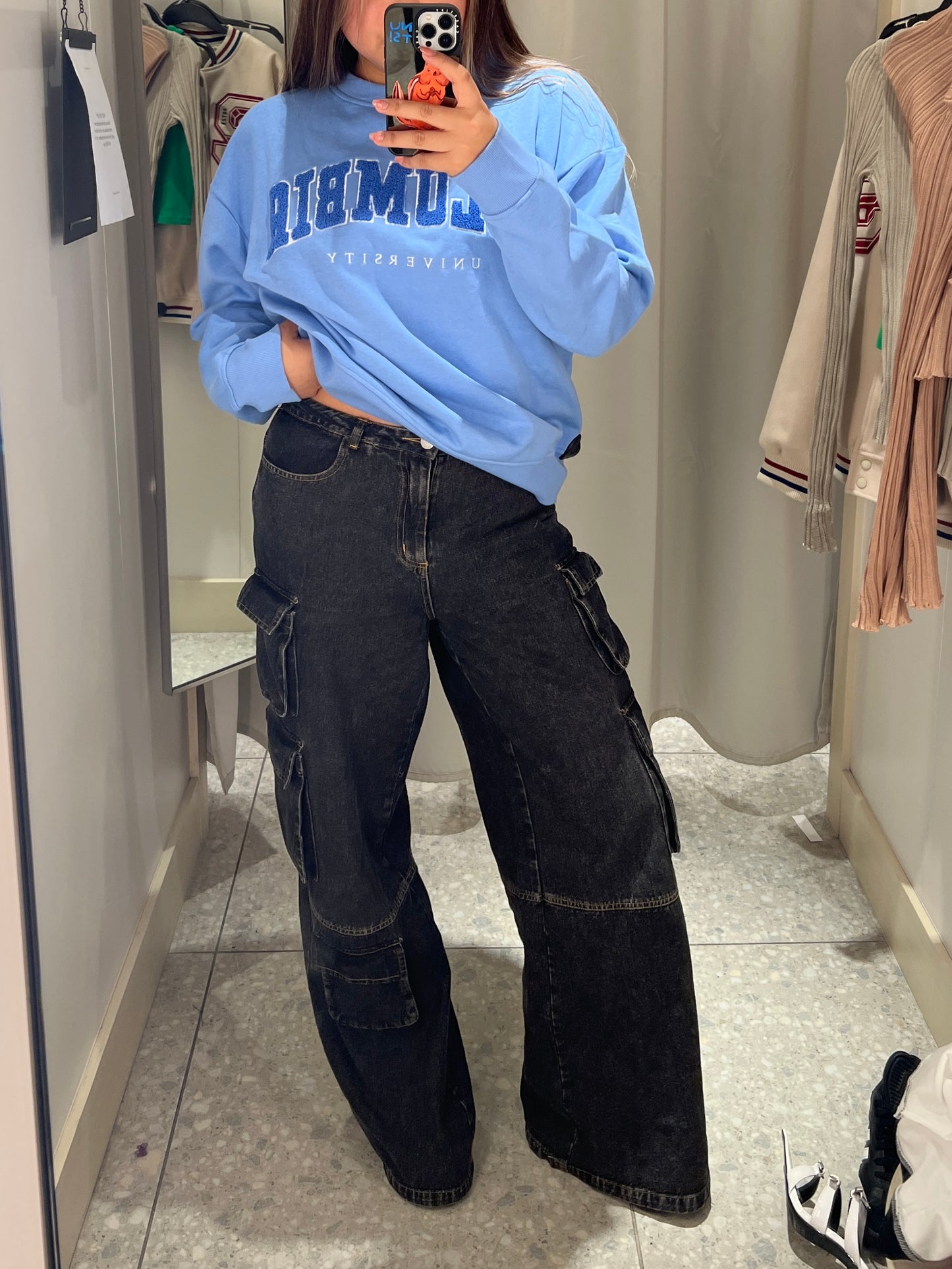 Jessi Low Waist Cargo Jeans