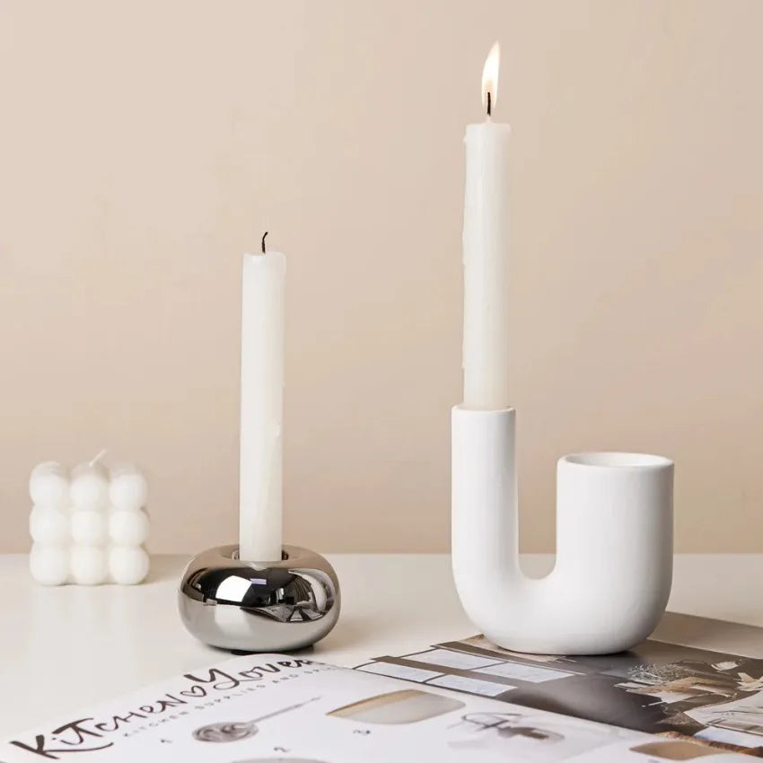 Lumiere Ceramic Candle Holder