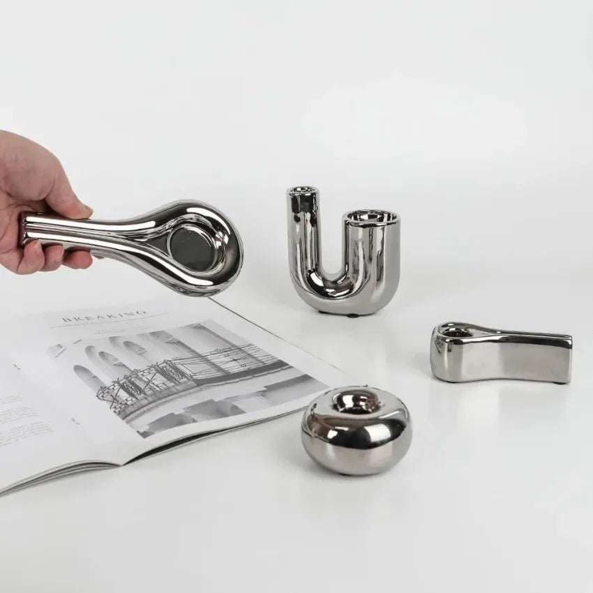 Lumiere Ceramic Candle Holder