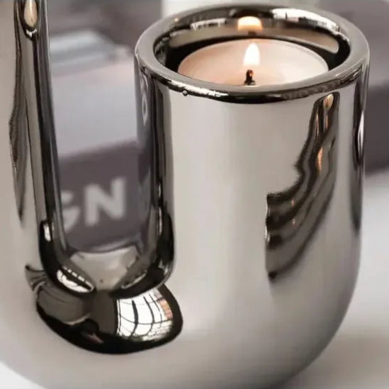 Lumiere Ceramic Candle Holder