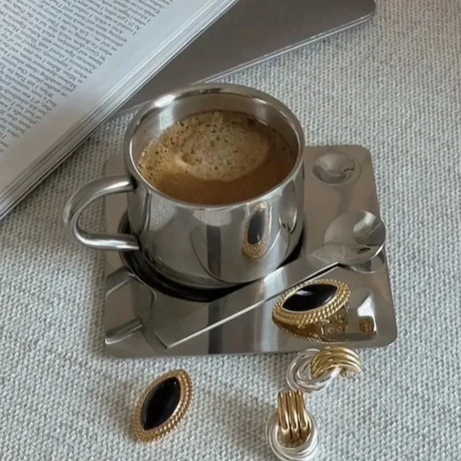 Mono Stainless Steel Coffee Cup Set