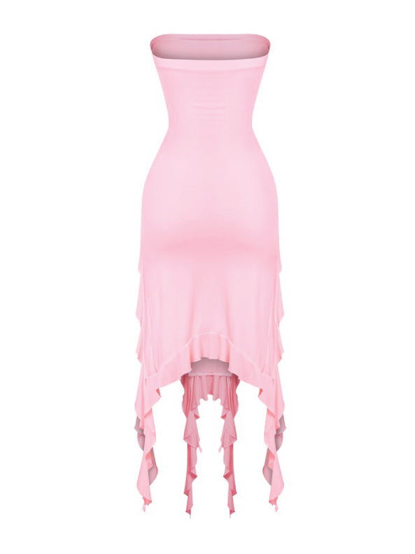 Fanci ruffle detail dress