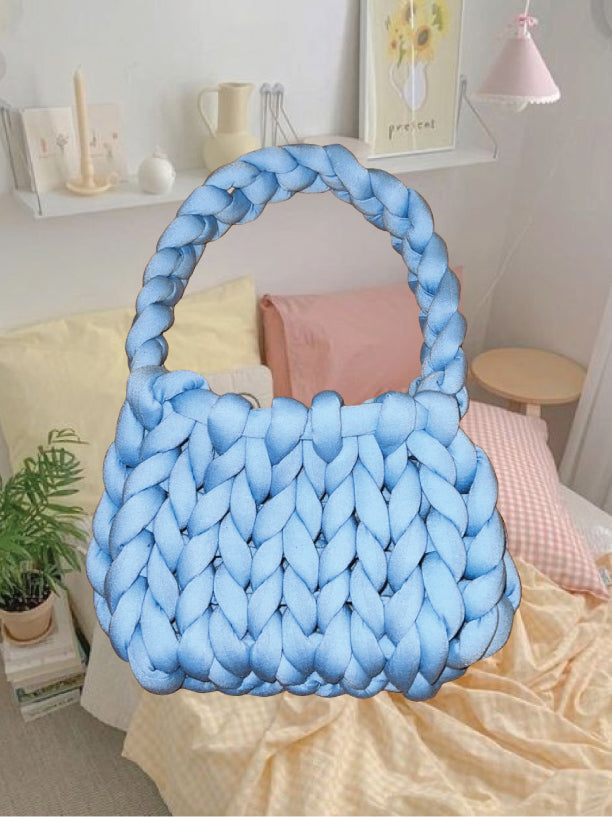 Clouds bag blue